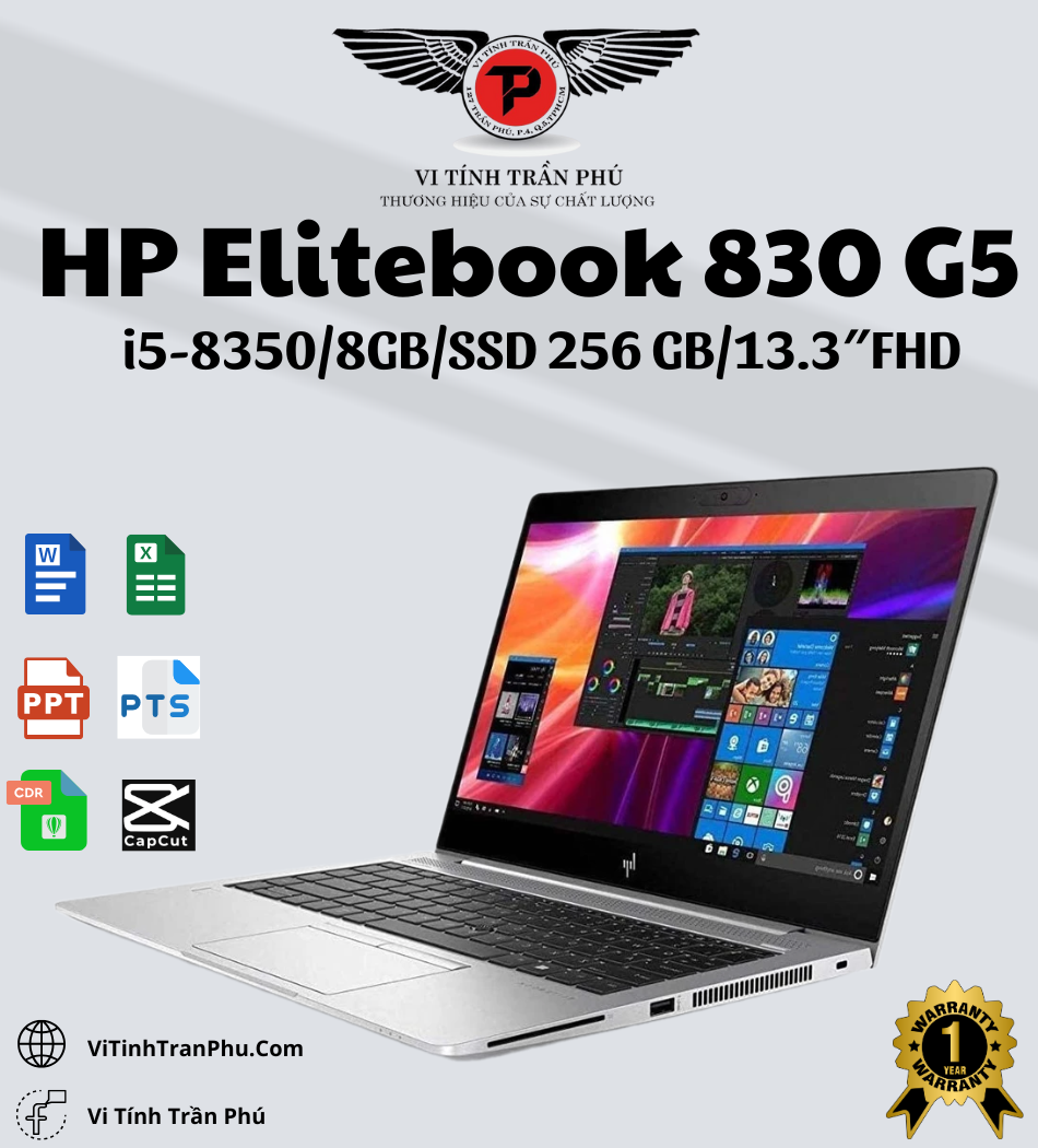 HP Elitebook 830 G5 - I5 8350u