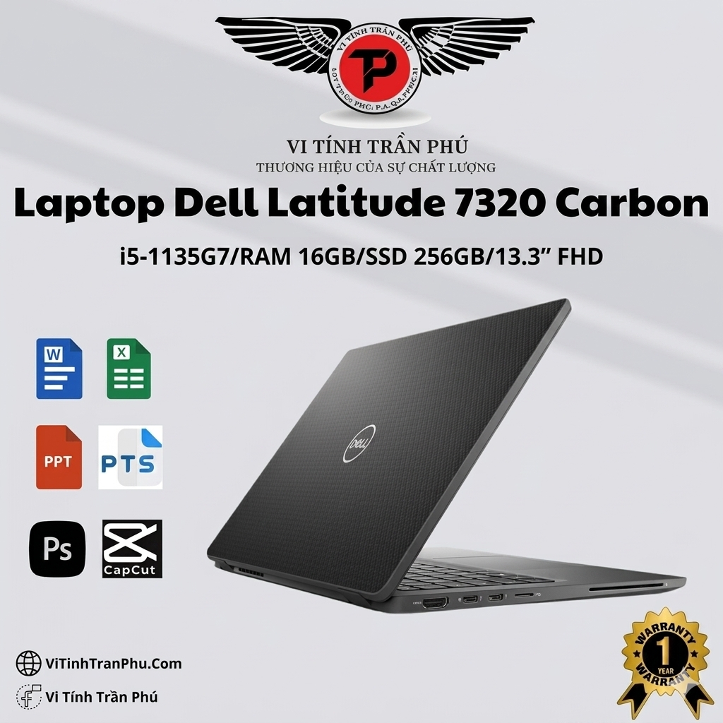 Laptop Dell Latitude 7320 - Core i5 11th - 16Gb - Nvme 256GB - 13