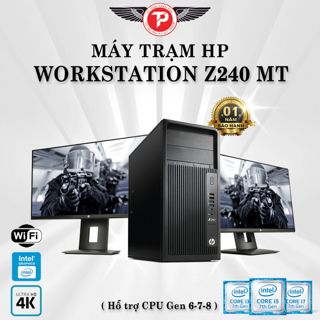 HP Workstation Z240 Lớn - Game, Đồ Họa 
