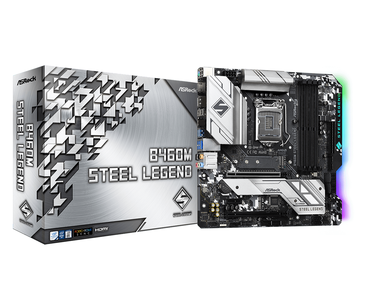 Main ASROCK B660M STEEL LEGEND New Full Box BH36T