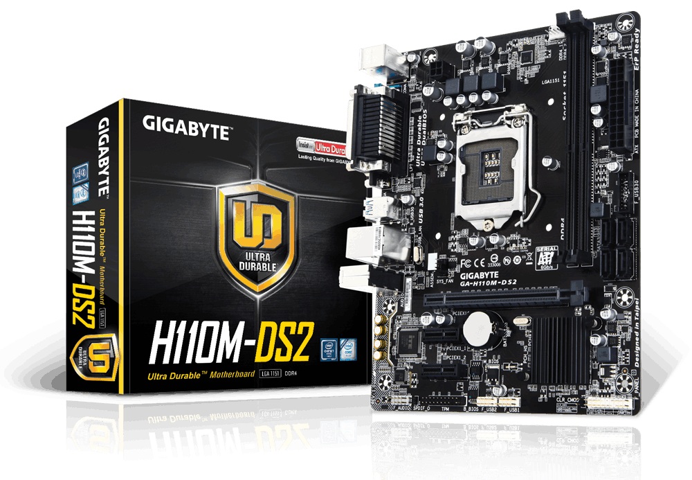 Main Gigabyte H110M-DS2 (Sk LGA1151/ VGA Onboard) Bảo Hành 24 Tháng