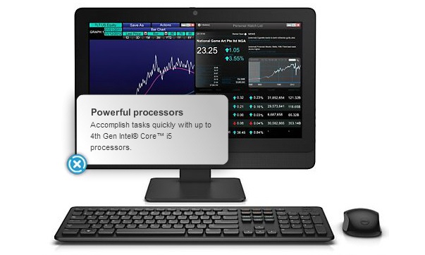 Dell All in One 3030/ Core i3 4160, Dram3 4Gb, Ổ SSD 120Gb, Màn LED 19,5