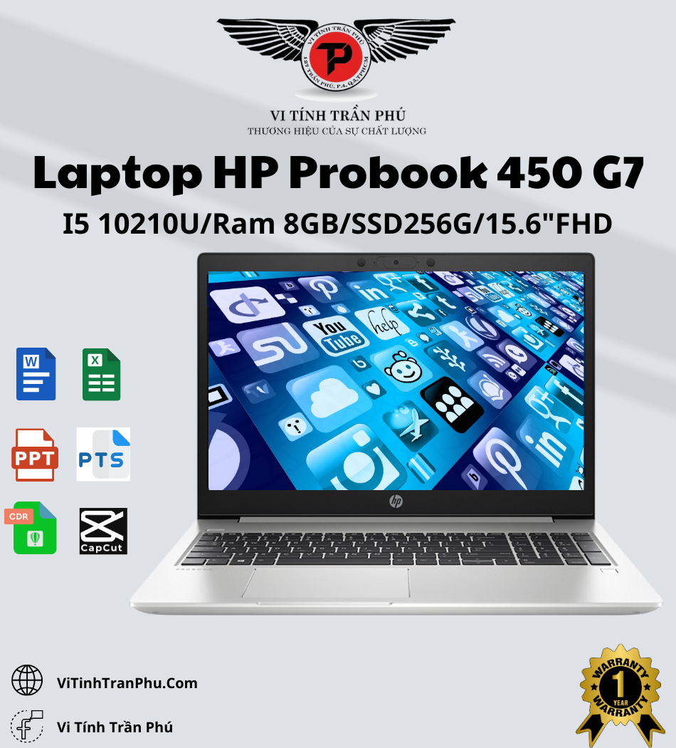 Laptop HP Probook 450 G7 Core i5-10210U