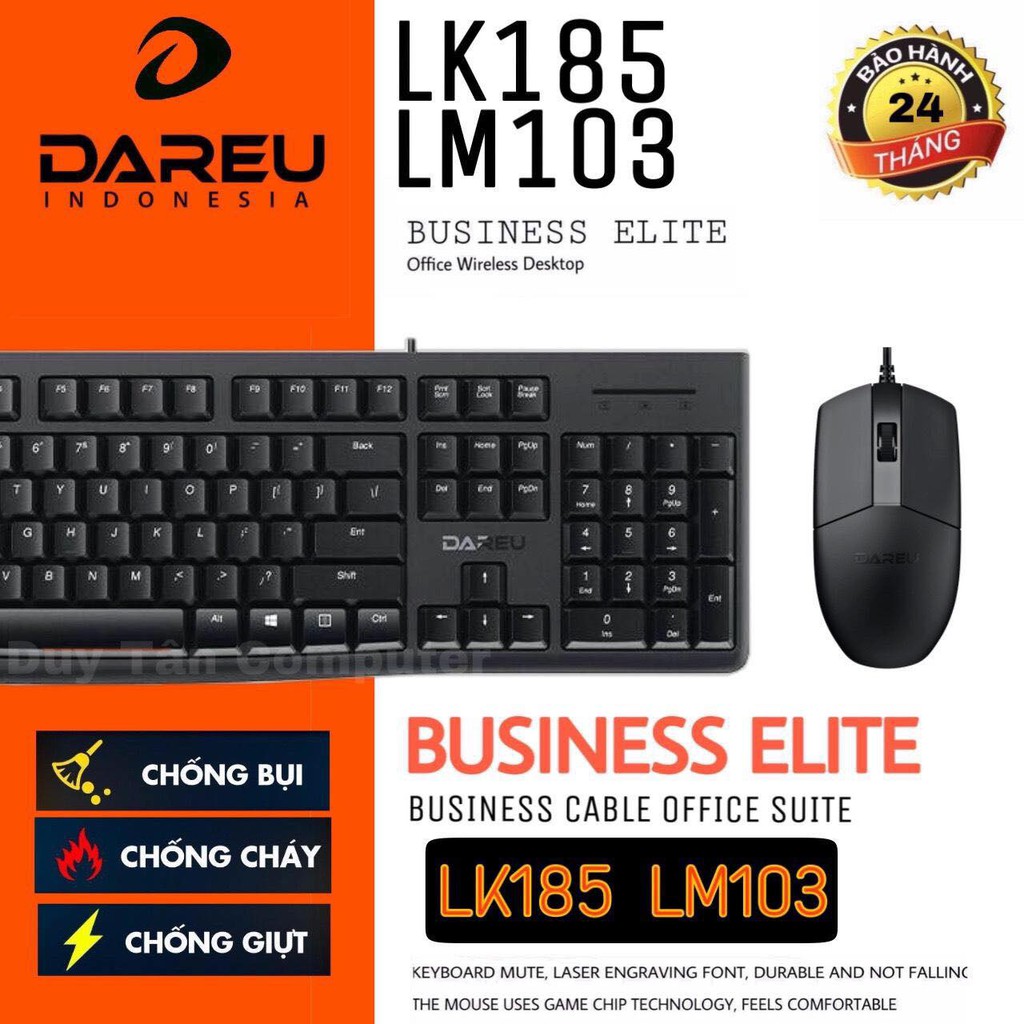 COMBO Phím & Chuột DAREU Chính Hãng - New Full Box
