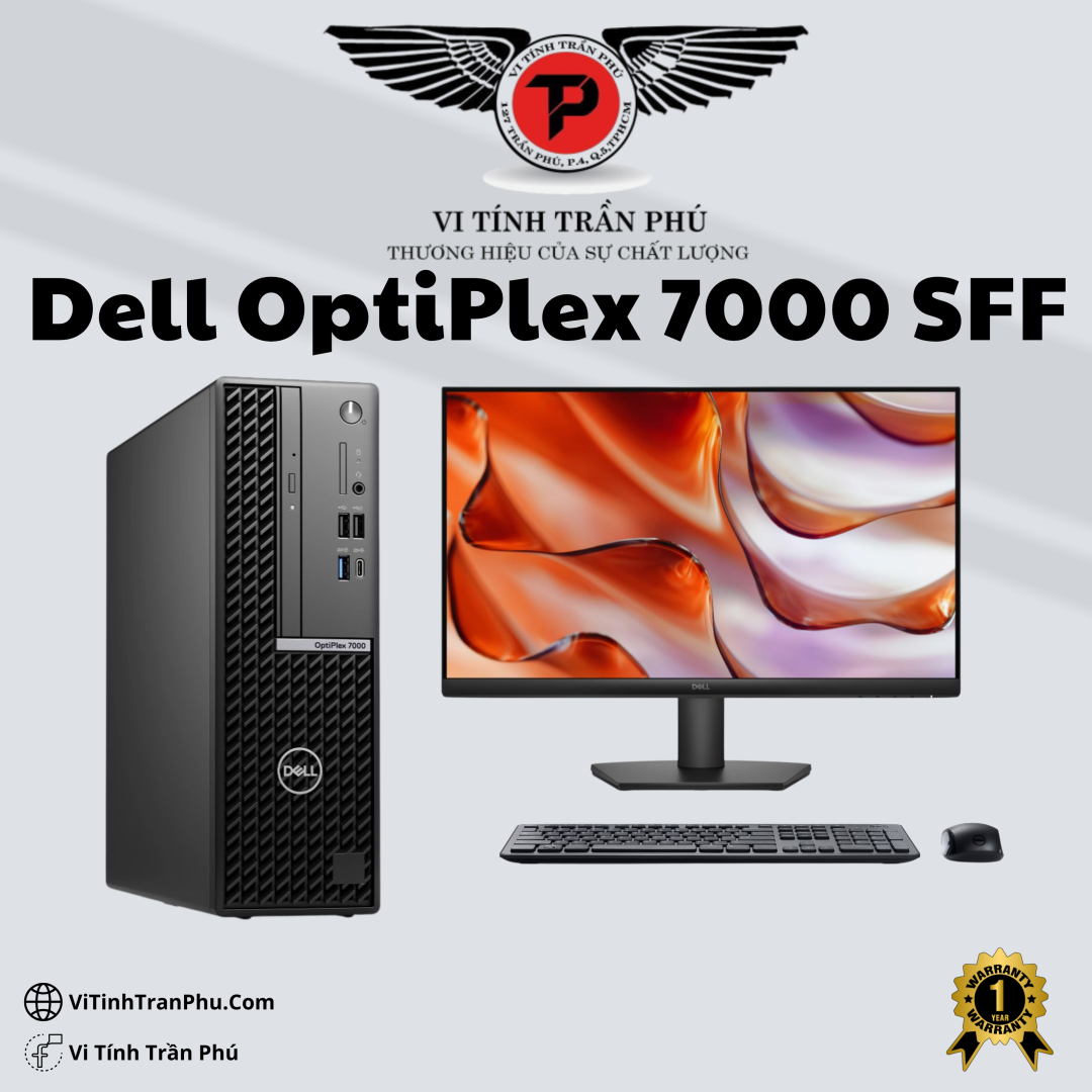 Dell Optiplex 7000 SFF (Core i5 12400/ Intel Q670/ 8GB/ 256GB SSD)