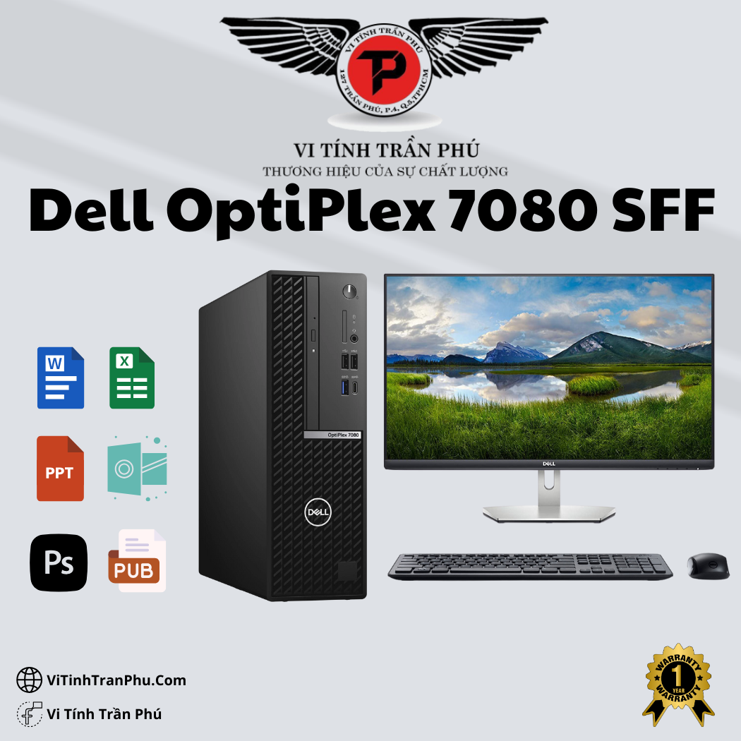 Máy Bộ Dell Optiplex 7080 sff - Core i7 10th