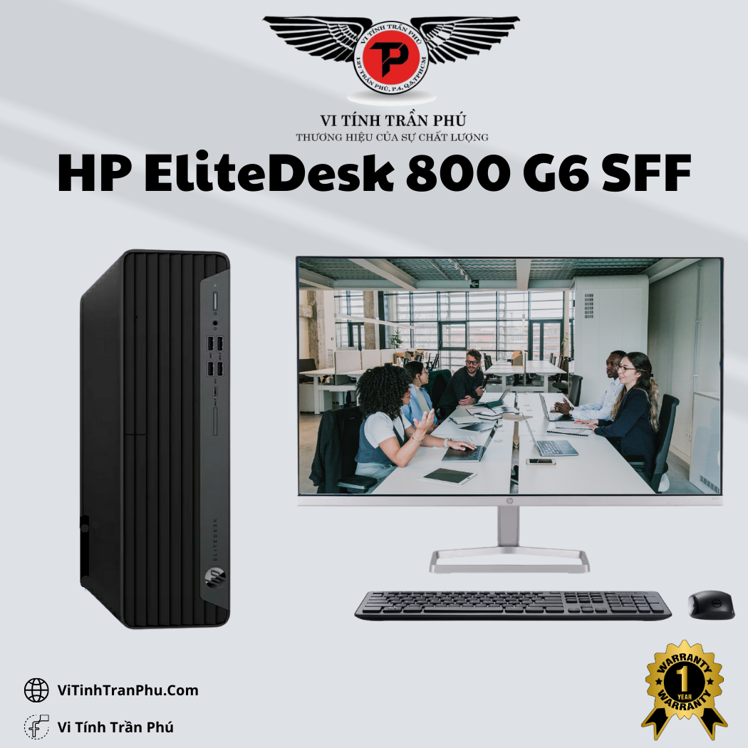 HP ProDesk 800 G6 SFF i5-10400/ 8G/ SSD Nvme 256GB/ Wifi + Bluetooth