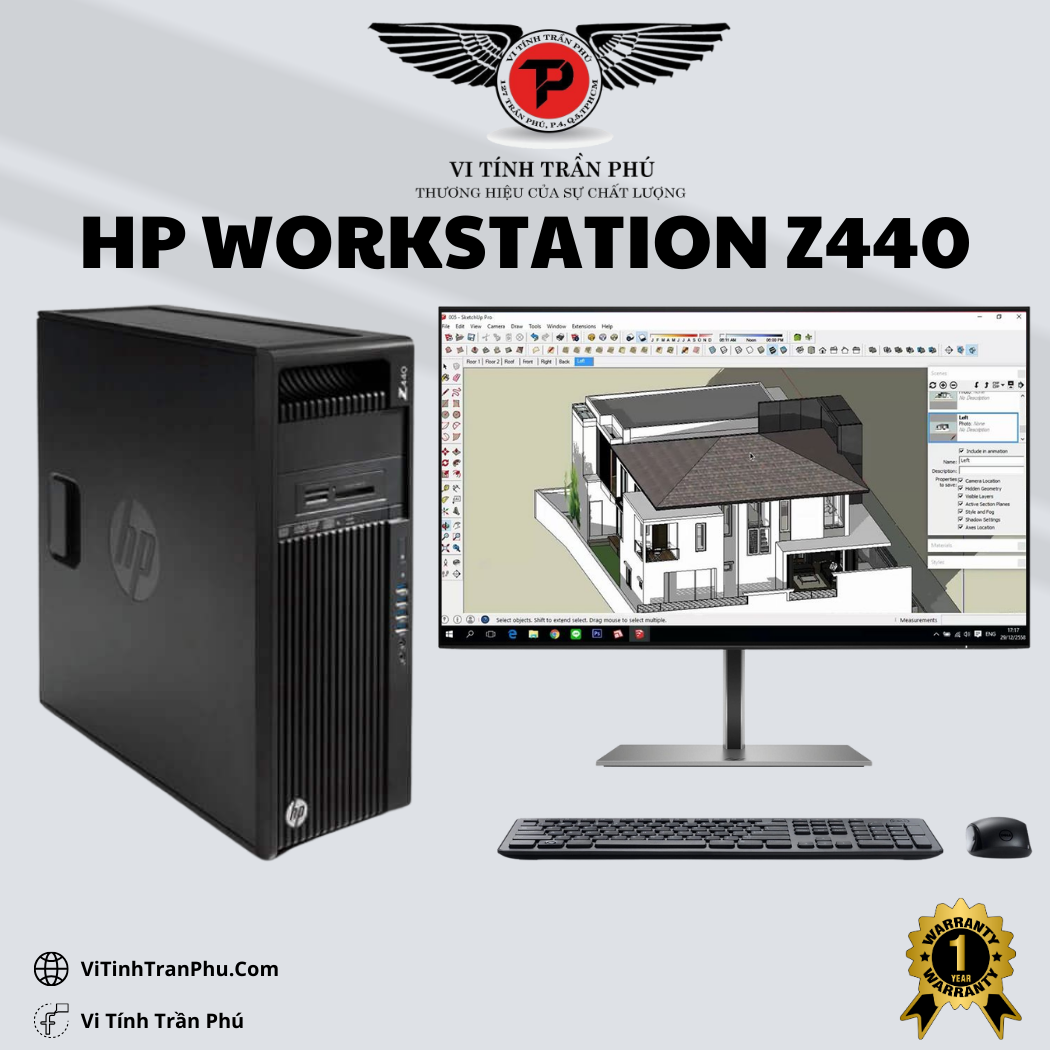 Máy trạm HP Workstation Z440 - Xeon E5 v3 - CH4 Đồ Họa 3D