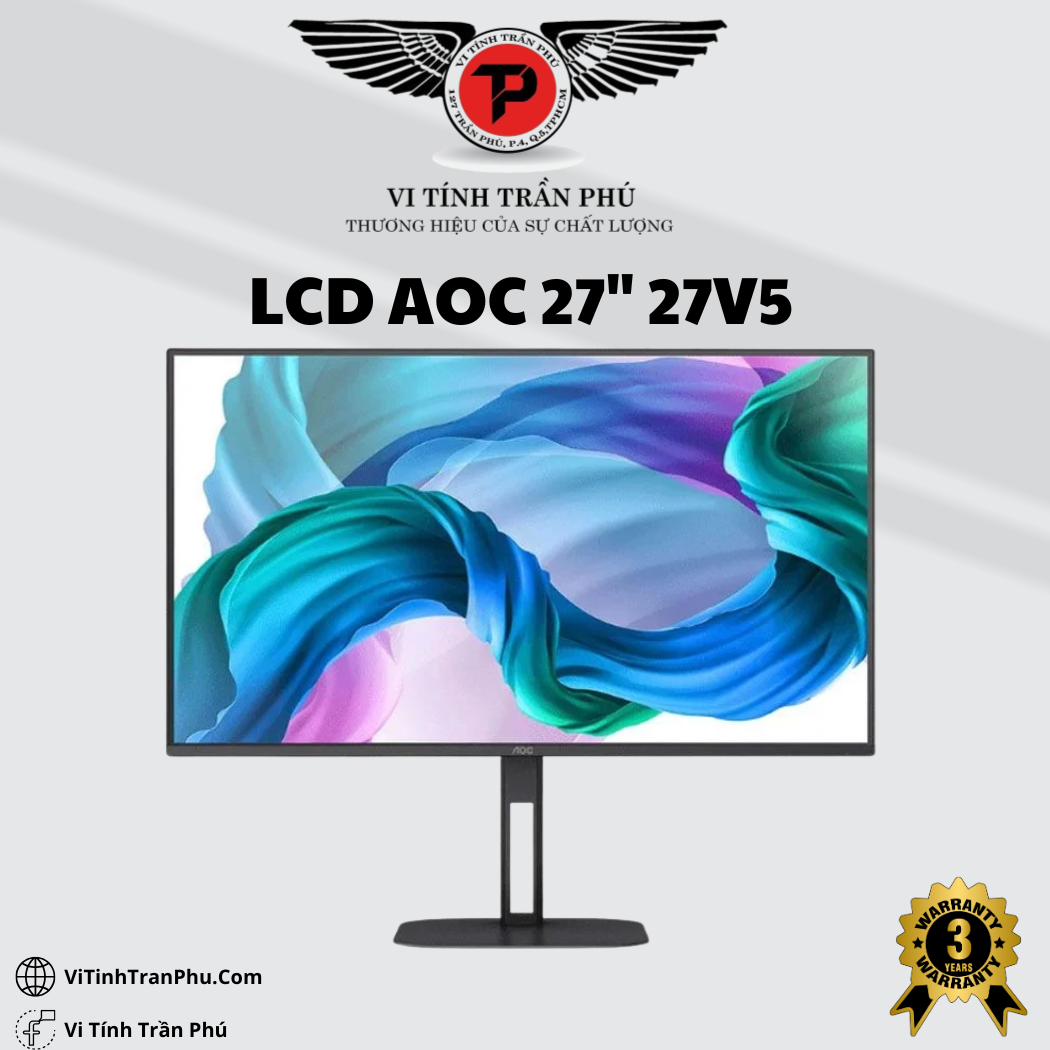 Màn hình LCD AOC 27V5/BK/74 | 27