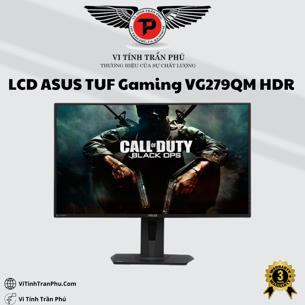 Màn hình Asus TUF VG279QM 27 inch FHD IPS 280Hz 1ms G−Sync
