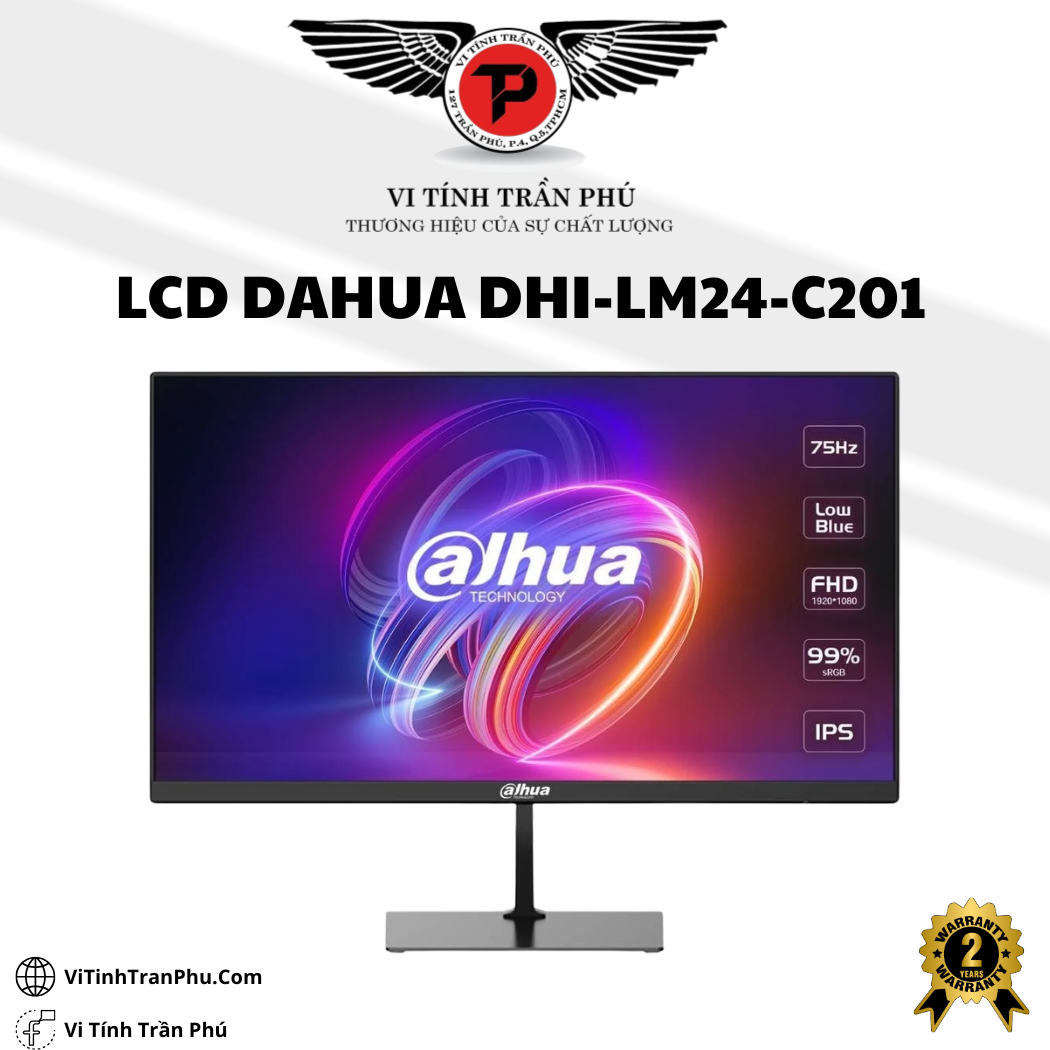 MÀN HÌNH DAHUA DHI-LM24-C201 (24 INCH/FHD/IPS/75HZ/6MS)