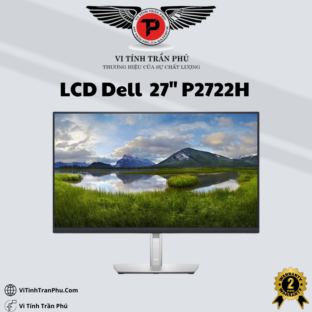 Màn Hình LCD 27inch Dell P2722H Full HD IPS