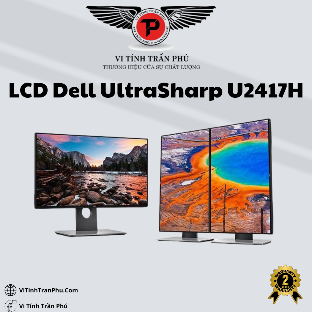 LCD Dell UltraSharp U2417H Full Viền