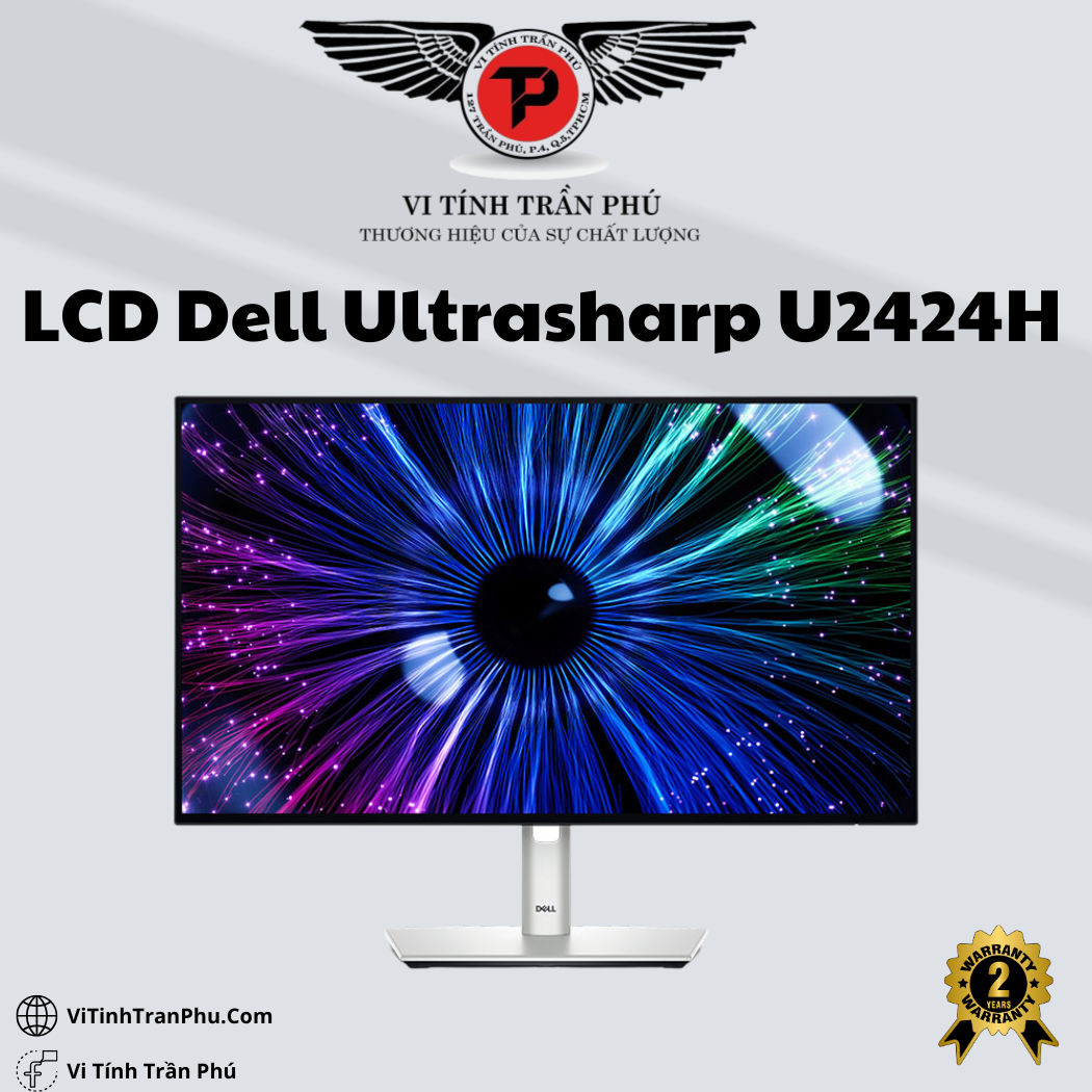 Màn Hình Dell Ultrasharp U2424H | 23.8 inch, Full HD, IPS, 120Hz - New Box NK