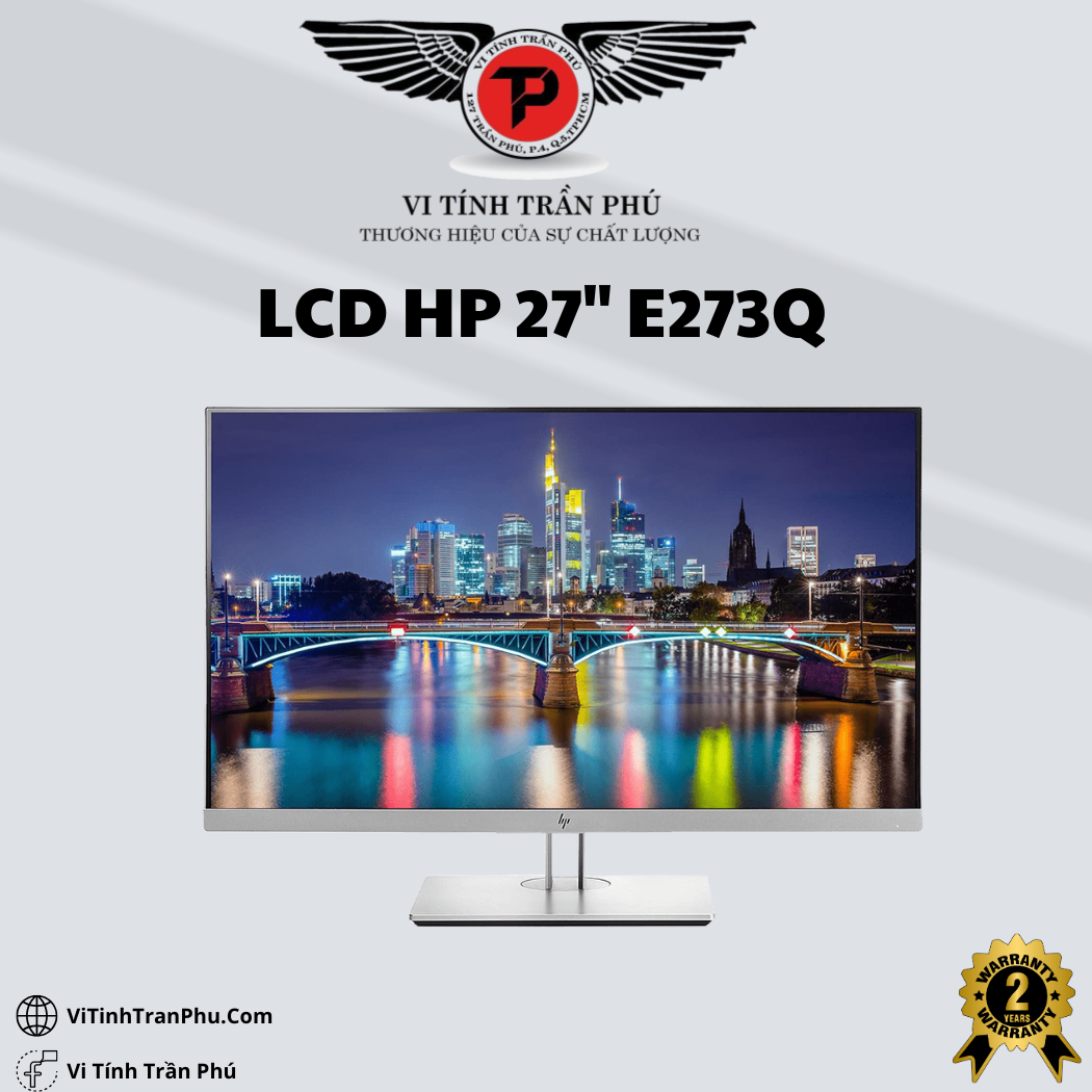 Màn Hình HP E273Q (27in/2K/IPS/HDMI)