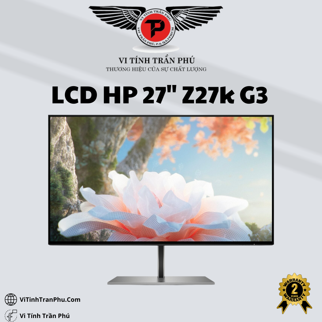 Màn Hình Đồ Hoạ HP Z27k G3 27 inch 4K USB-C Display - New Hãng BH 36T
