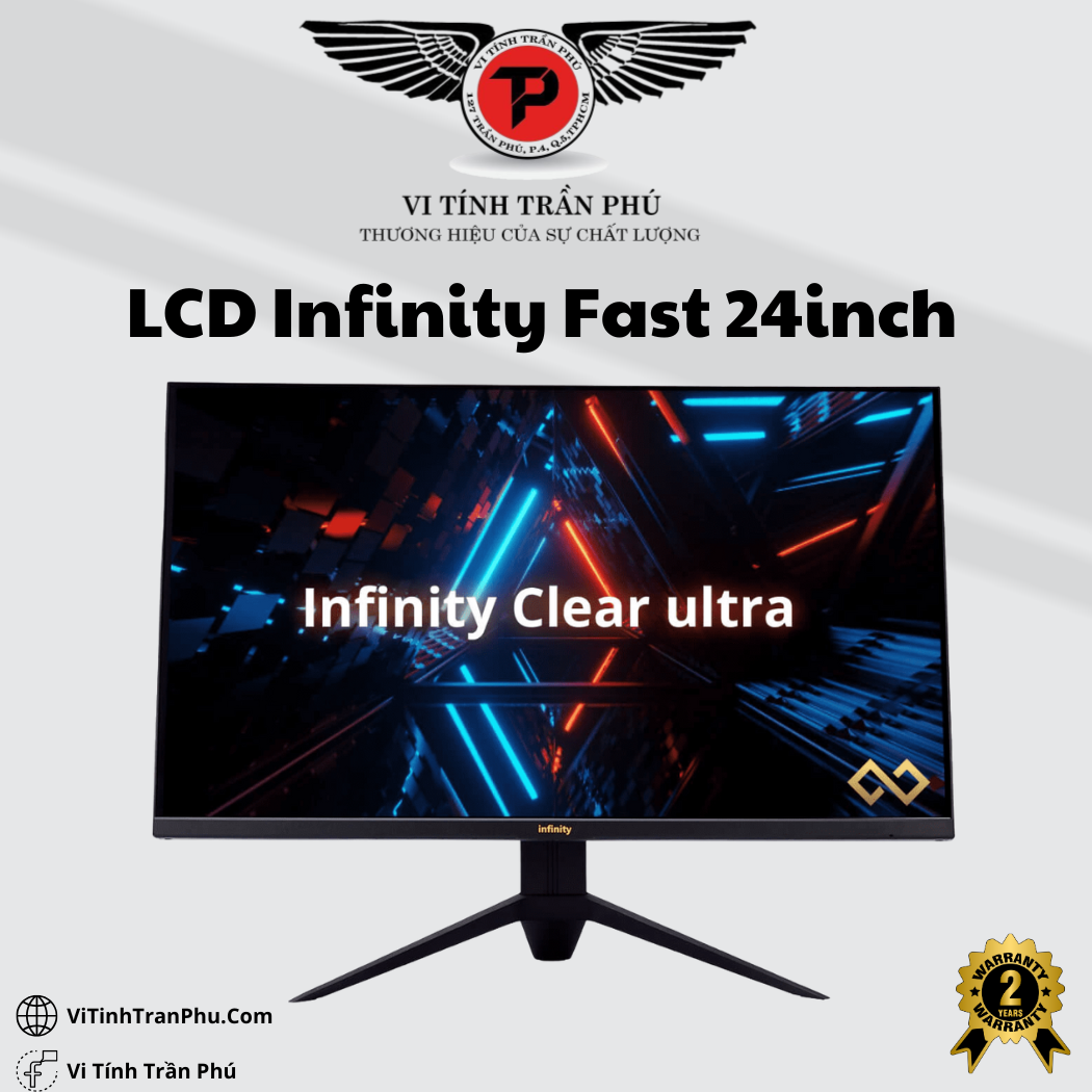 Màn Hình Infinity Fast – 24 inch FHD IPS | 144Hz | AMD Freesync | Gsync | Chuyên Game