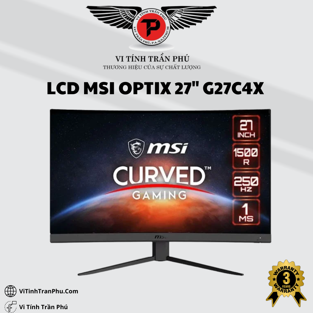 Màn Hình Cong MSI OPTIX G27C4X 27