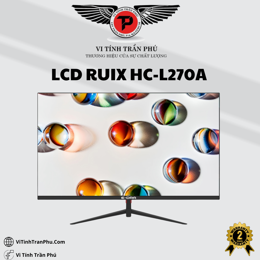 Màn Hình LCD RUIX 27Inch Cong HC-L270A New Chính Hãng