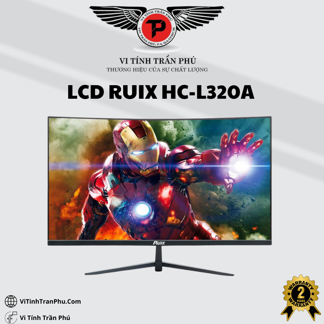Màn Hình LCD RUIX 32Inch Cong HC-L320A New Chính Hãng