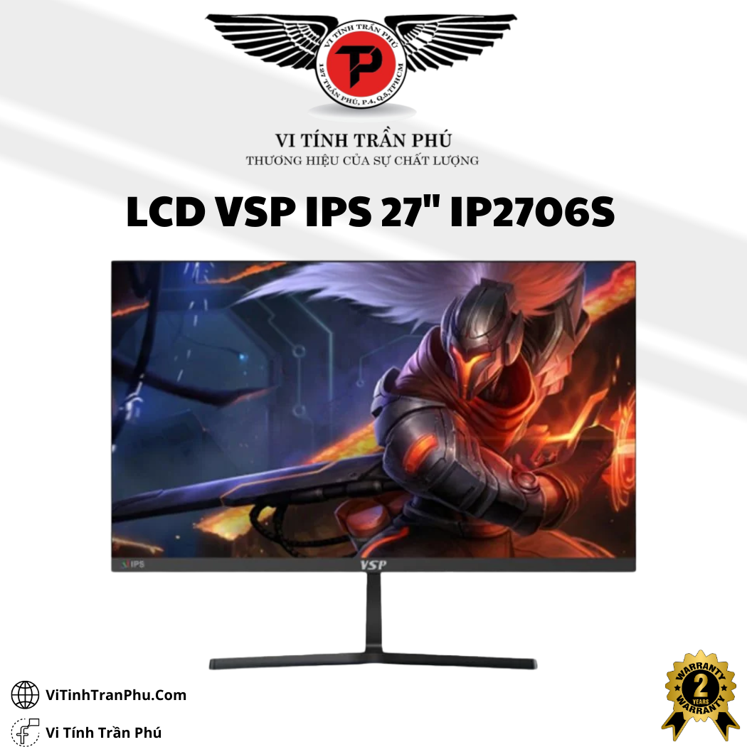 Màn hình VSP IPS 27inch tràn viền IP2706S 100Hz