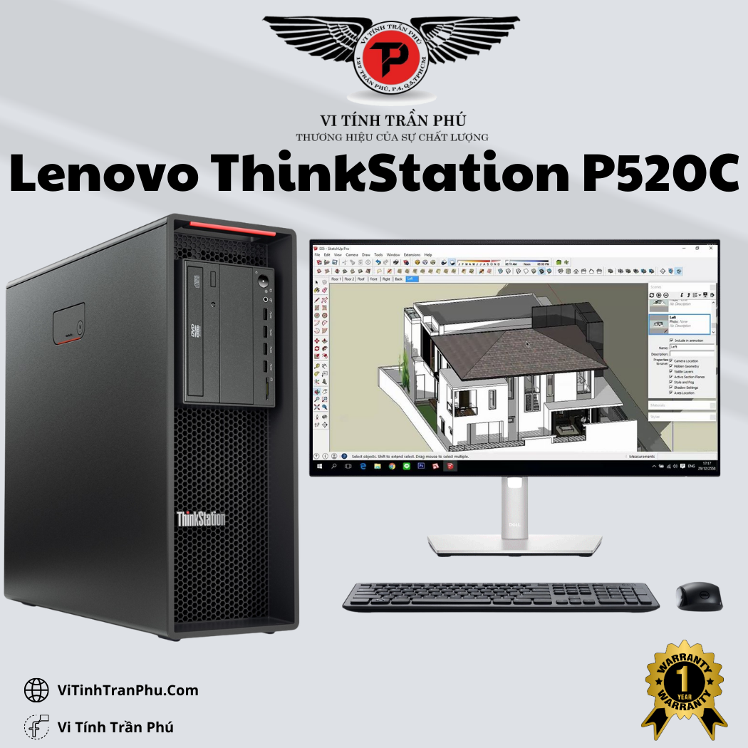 Lenovo ThinkStation P520c| Xeon W-2133| 32Gb | Ssd Nvme 512GB | Nvidia M2000 4Gb