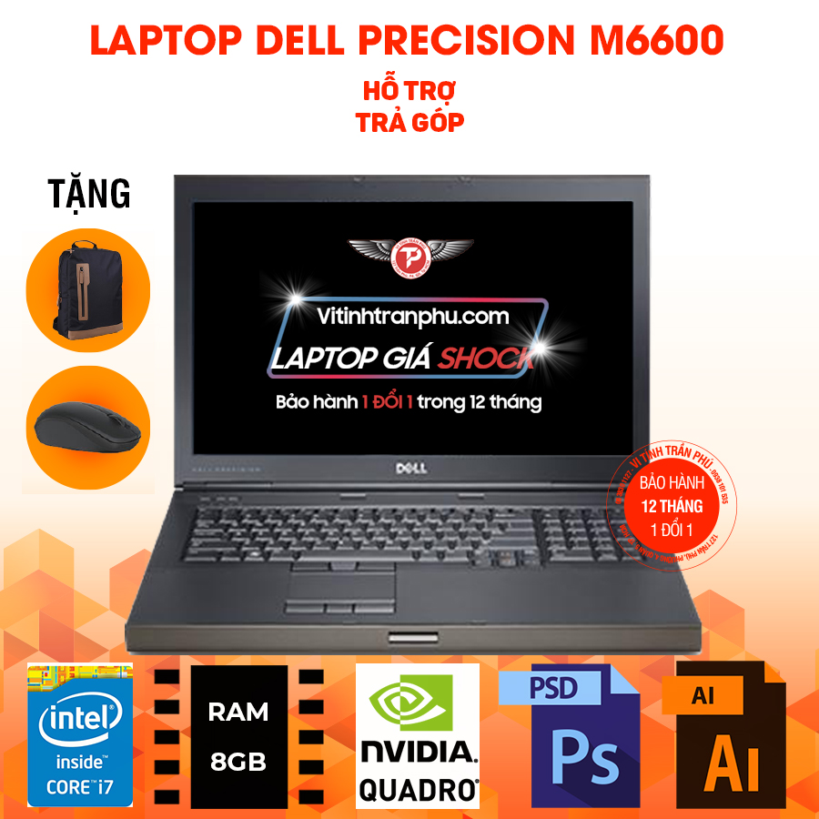 Latop Dell Precision M6600