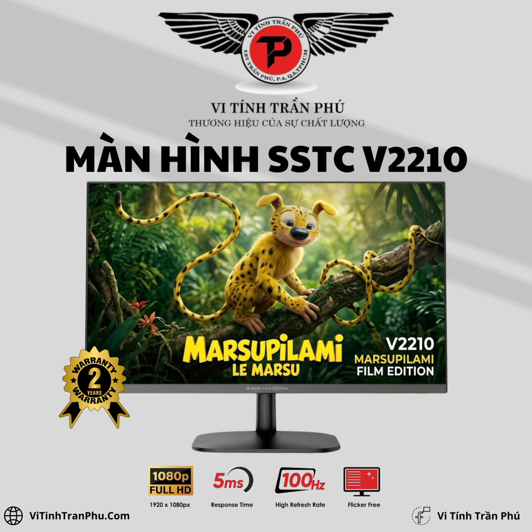 MÀN HÌNH SSTC V2210 (21.45 INCH/ VA/ FHD/ 100Hz/ 5MS/ HDMI)
