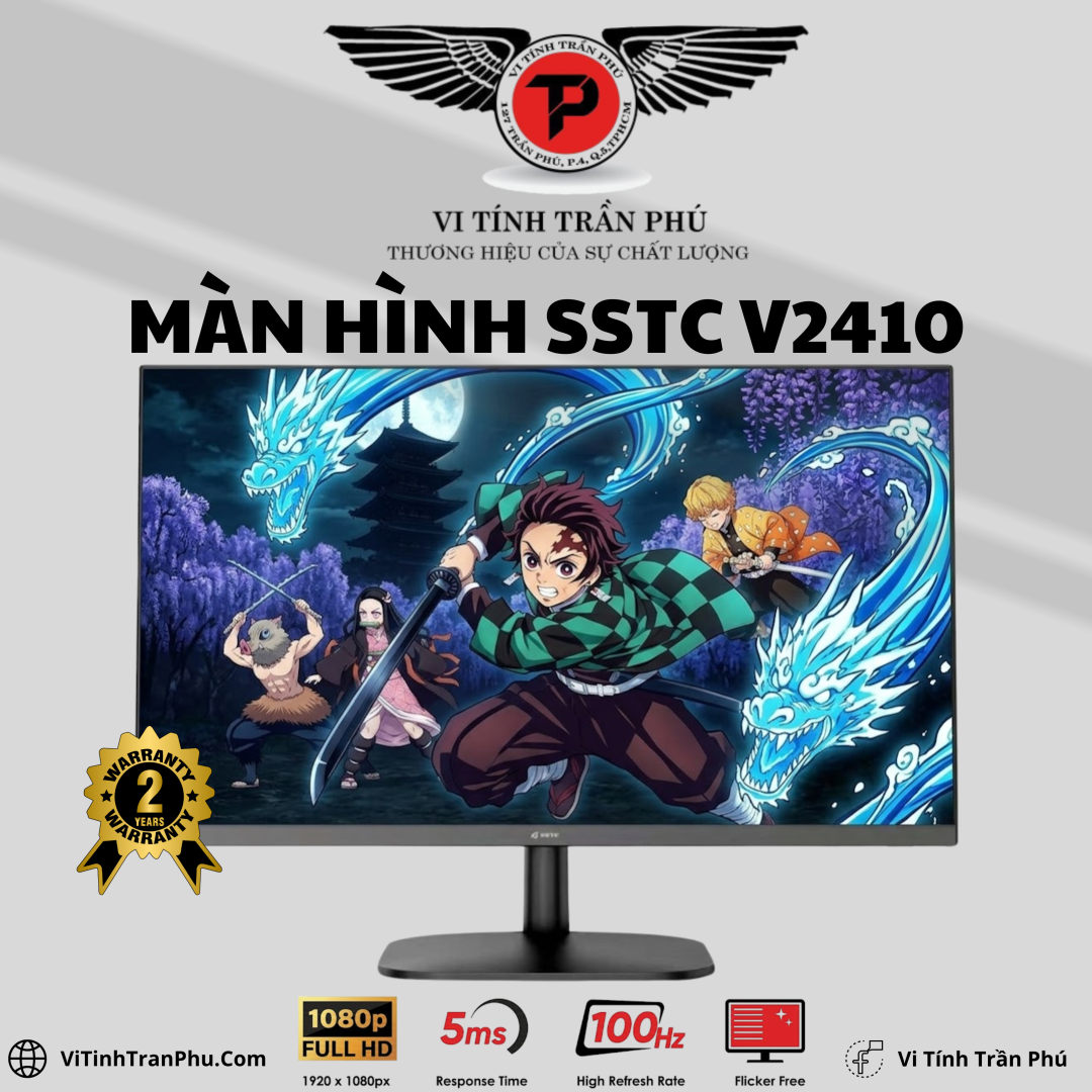 MÀN HÌNH SSTC V2410 (23.8 INCH/ VA/ FHD/ 100Hz/ 5MS/ HDMI)