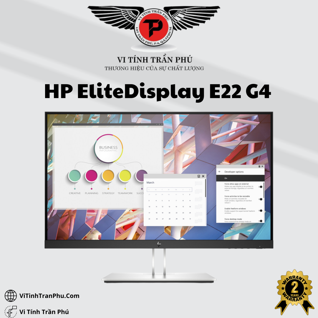 Màn Hình LCD HP E22 G4 9VH72AA 21.5 inch FHD IPS