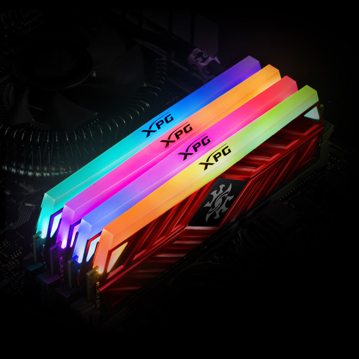 RAM Adata XPG Spectrix D41 LED RGB RED 8GB (1x8GB) 3200Mhz DDR4