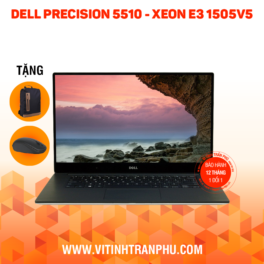 Dell Precision 5510 - xeon e3 1505v5 (Hơn i7 6820HQ)