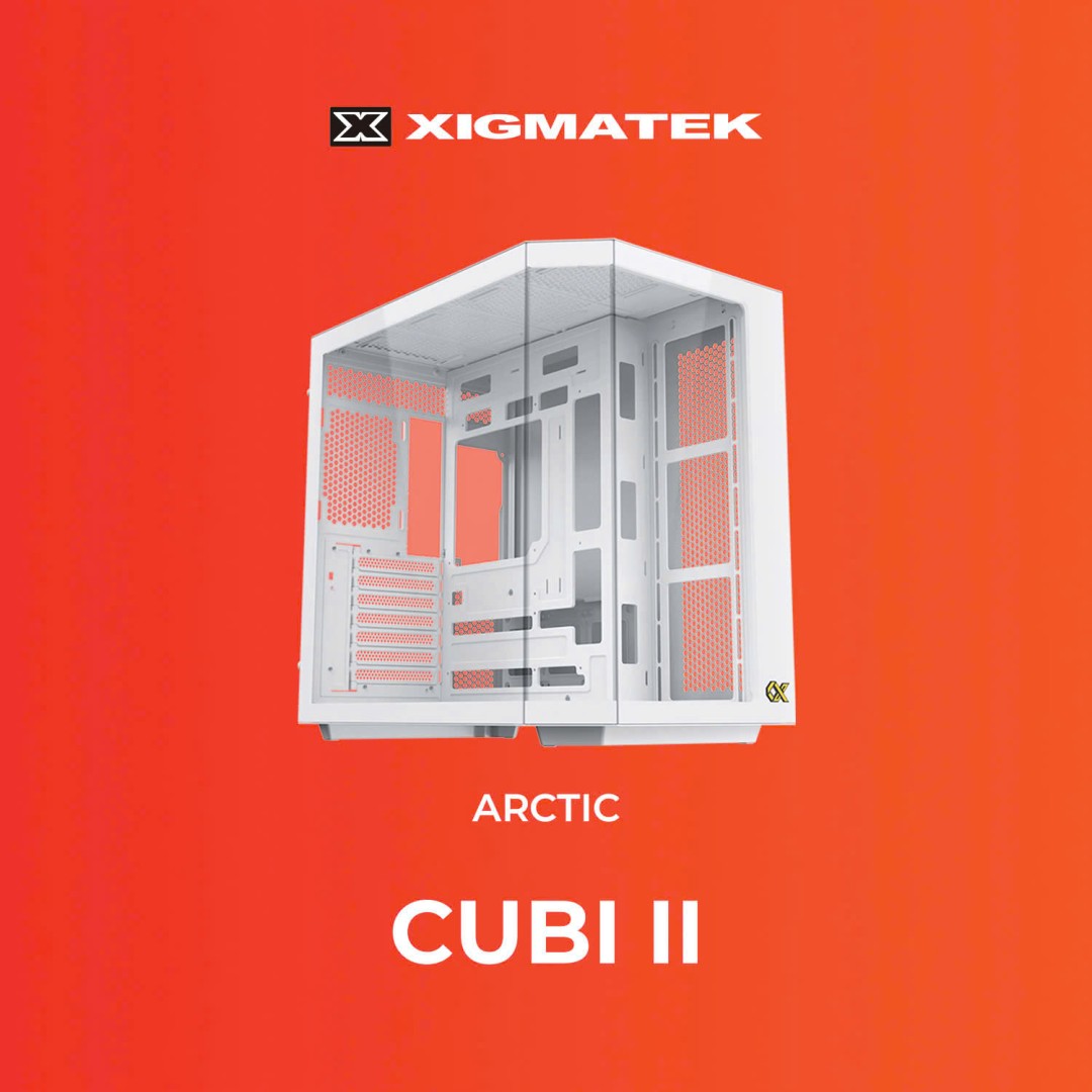 VỎ CASE XIGMATEK CUBI II (NO-FAN) WHITE - FULL E-ATX