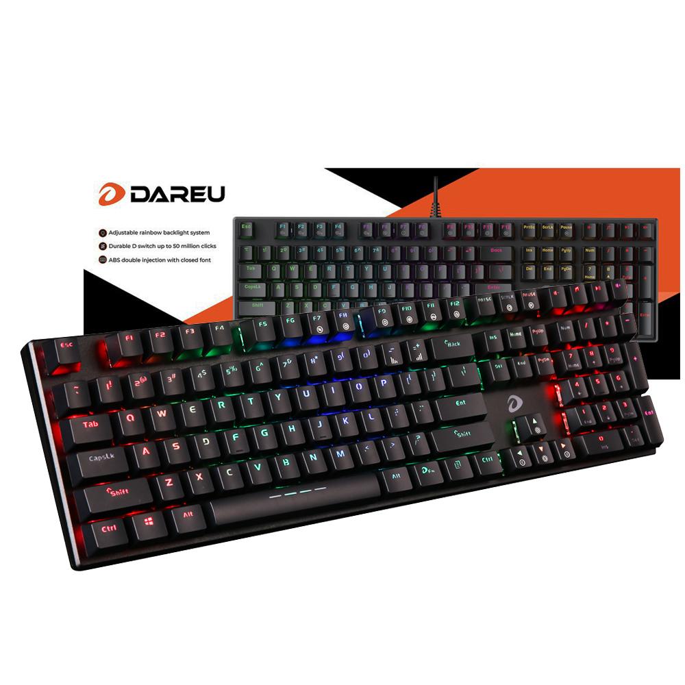 Bàn phím cơ Gaming DAREU EK810 (Blue Switch) - Black (Multi-LED)