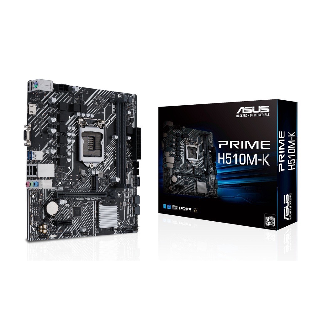 Mainboard ASUS PRIME H510M-K Tray (Intel H510, Socket 1200, m-ATX, 2 khe Ram DDR4)