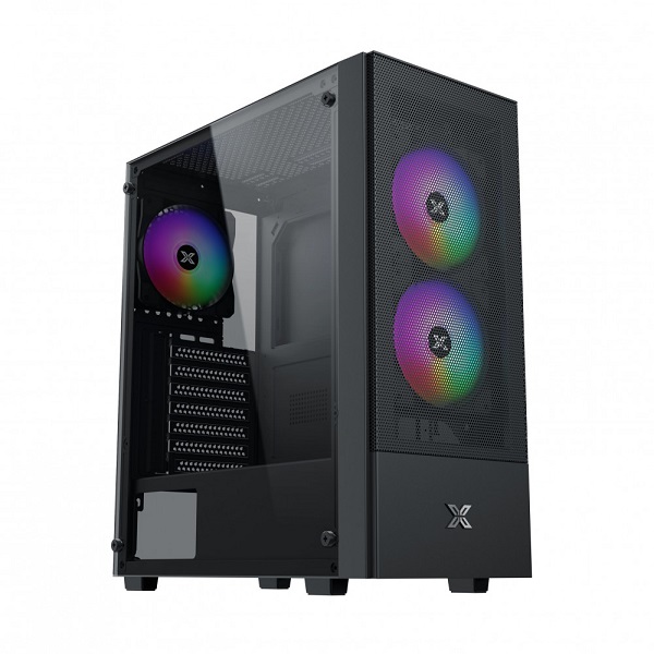 Vỏ Case Xigmatek Hero II Air 3F Đen | Kèm 3 Fan RGB