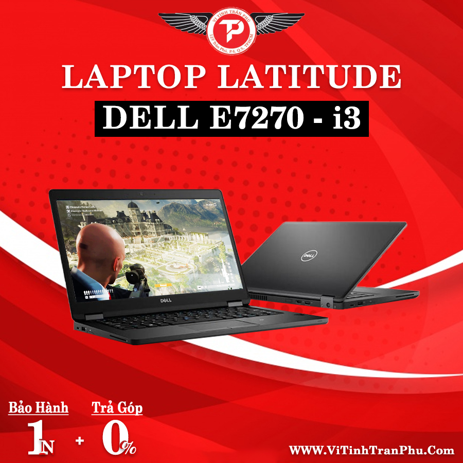 Laptop Dell Latitude E7270 - Core i3 6100u