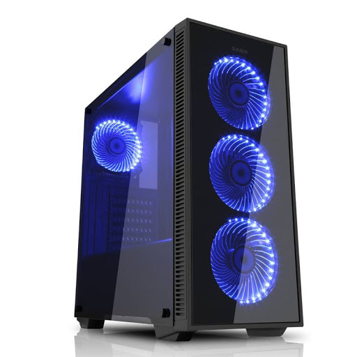 Vỏ Case Máy Tính Sama Shadow - Kèm 4 Fan LED RGB