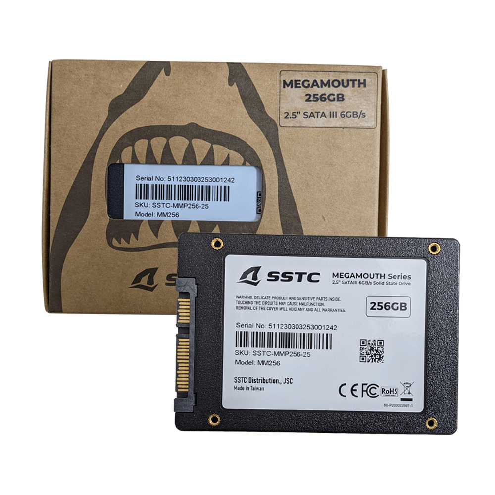 Ổ cứng SSD 256GB SSTC Megamouth Sata 3 (SSTC-MMP256-25)