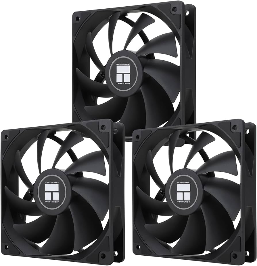 Fan Case Thermalright TL-C12C X3 Đen | Bộ 3 Fan