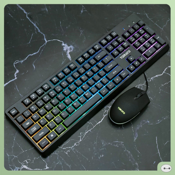 Combo Bàn phím Chuột Tomato S100 - Đen