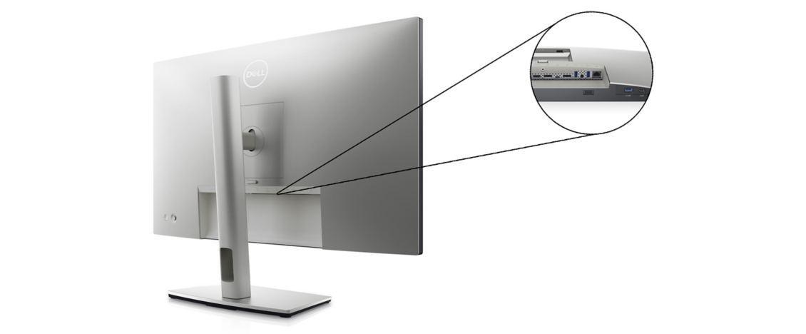 Dell UltraSharp U2421E hỗ trợ kết nối kỹ thuật số mở rộng