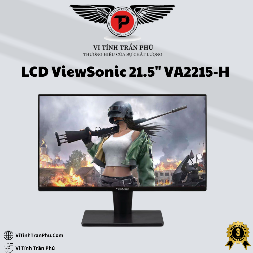 Màn Hình LCD ViewSonic VA2215-H 21.5 inch FHD 100Hz VA