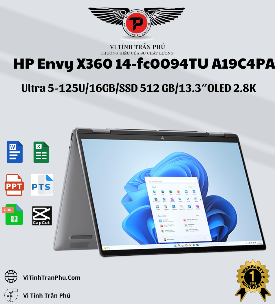 Laptop HP Envy X360 14-fc0094TU A19C4PA - New Full Box