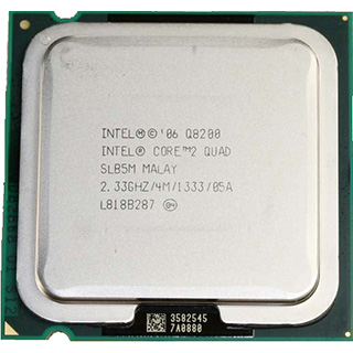 CPU CORE 2 QUAD Q8200 ( 2.4G/4M/1333)